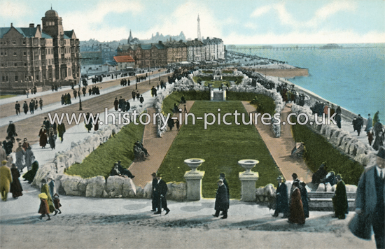 Blackpool from the Cliffs, Lancashire. c.1915